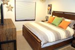 Mammoth Condo Rental Wildflower 41: Master Bedroom Has a King Size Bed With A Firm Tempurpedic Mattress.
